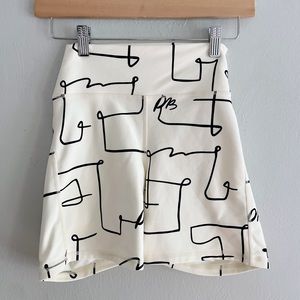 We Wore What graphic biker shorts; sooooo soft! Size S